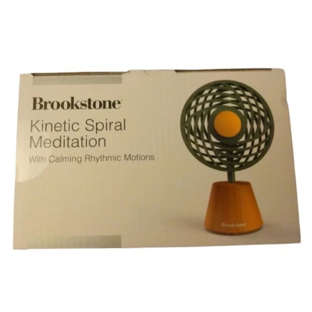 Brookstone Kinetic Spiral Meditation Zen Decor